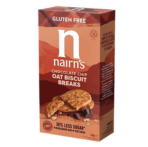 Nairns Biscuit breaks oat & chocolate chip 160.00 Gram