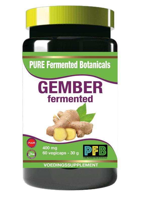 SNP Gember fermented 400mg 60.00 Vegetarische capsules