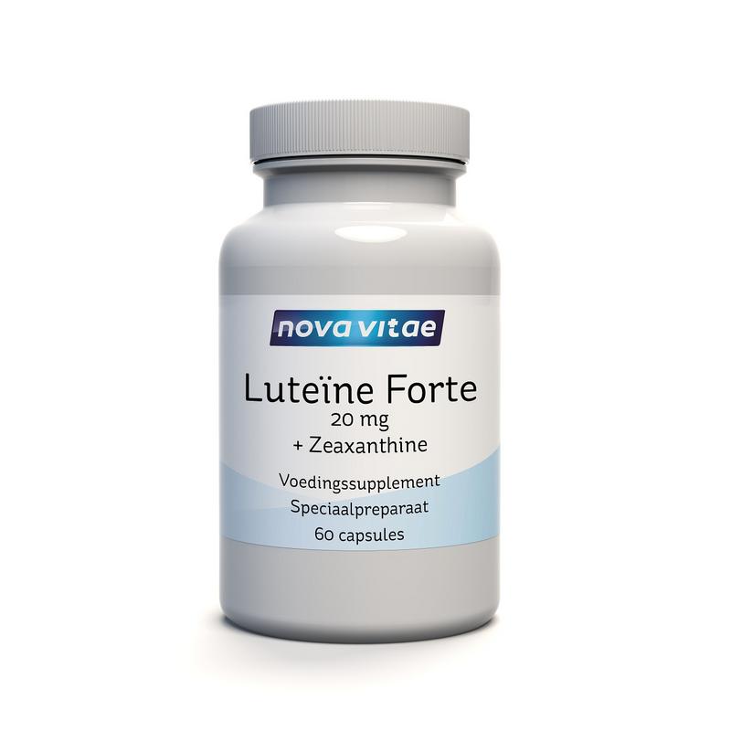 Nova Vitae Luteine forte 20mg + zeaxanthine 60.00 Vegetarische capsules