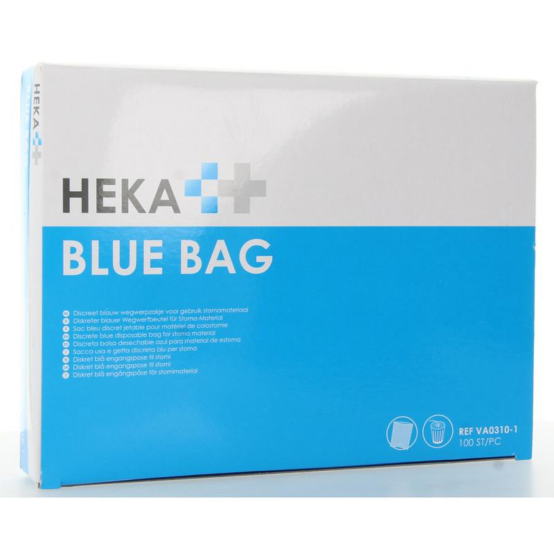 Heka Bluebag stoma afvalzakje niet steriel 100.00 Stuks