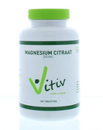 Vitiv Magnesium citraat 200mg 100.00 Tabletten
