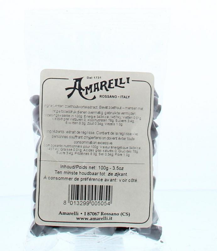 Amarelli Laurierdrop zakje kleine stukjes 100.00 Gram