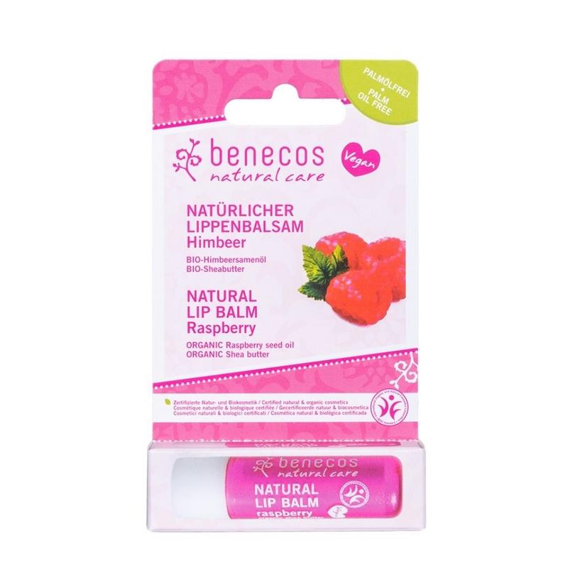 Benecos natural beauty Natural lipbalm raspberry 4.70 Gram