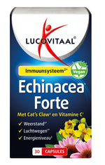 Lucovitaal Echinacea forte & cat's claw & vitamine C 30.00 Capsules