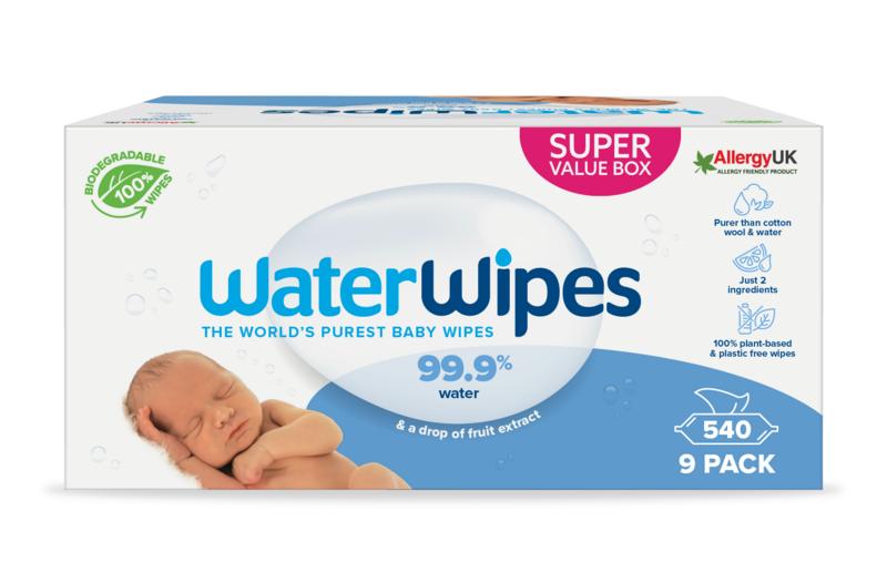 Waterwipes Babydoekjes 9-pak 540.00 Stuks