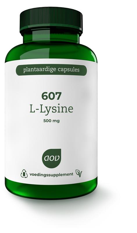 AOV 607 L-Lysine 90.00 Vegetarische capsules