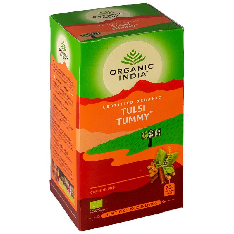 Organic India Tulsi tummy thee bio 25.00 Zakjes