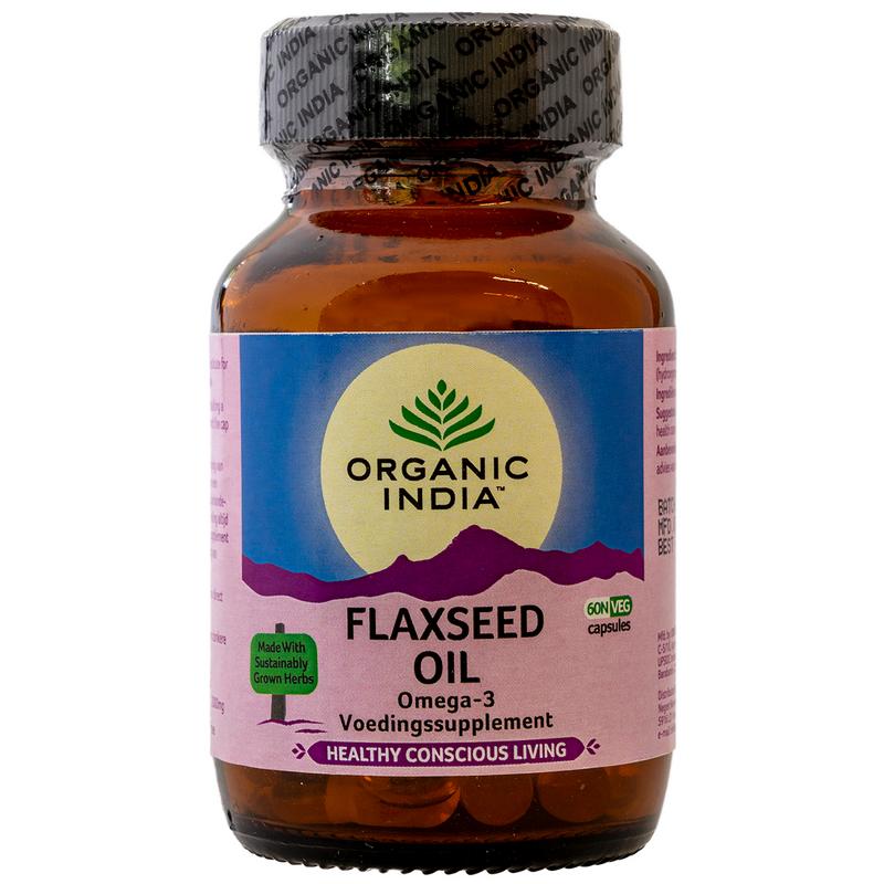 Organic India Flax seed oil vegan 60.00 Capsules