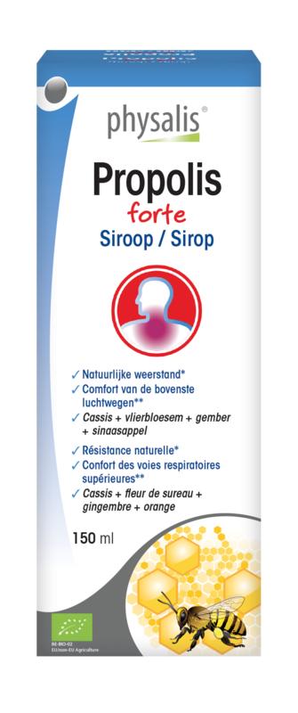 Physalis Propolis forte siroop bio 150.00 Milliliter