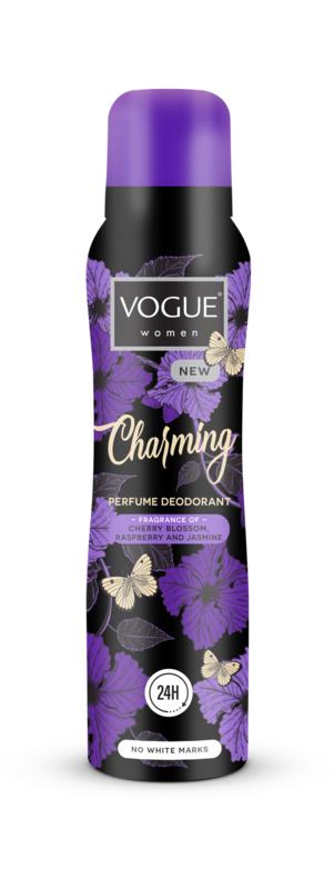 Vogue Deodorant women charming 150.00 Milliliter