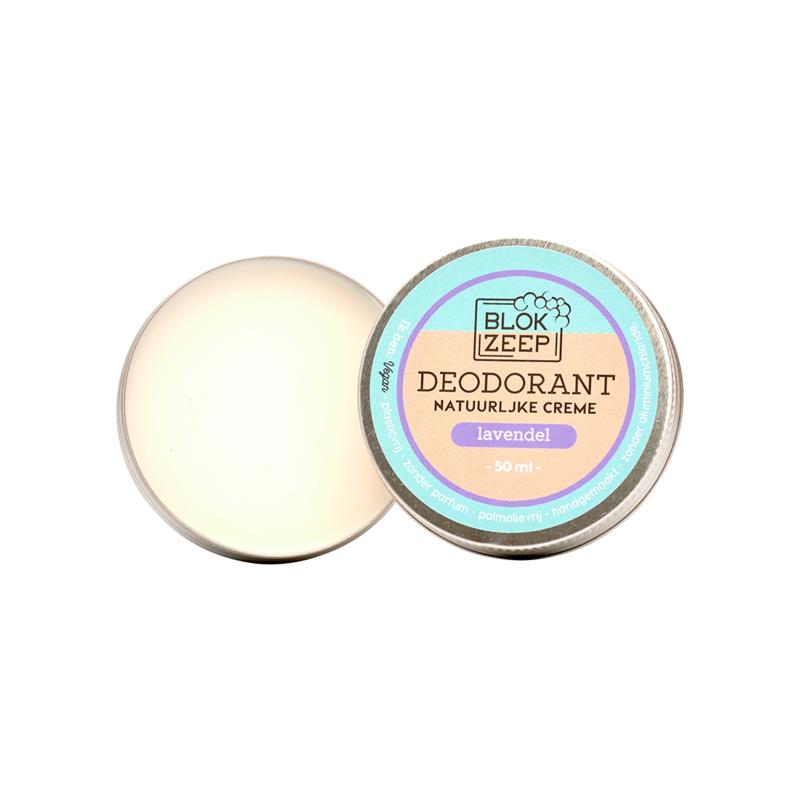 Blokzeep Deodorant creme lavendel 50 Milliliter