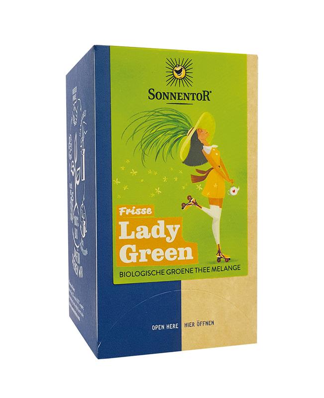Sonnentor Frisse lady green thee bio 18.00 Stuks