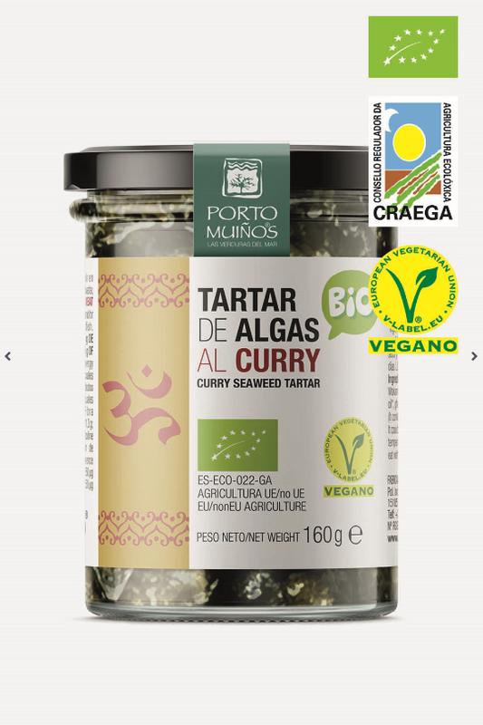 Porto-Muinos Zeewier spread curry bio 160.00 Gram