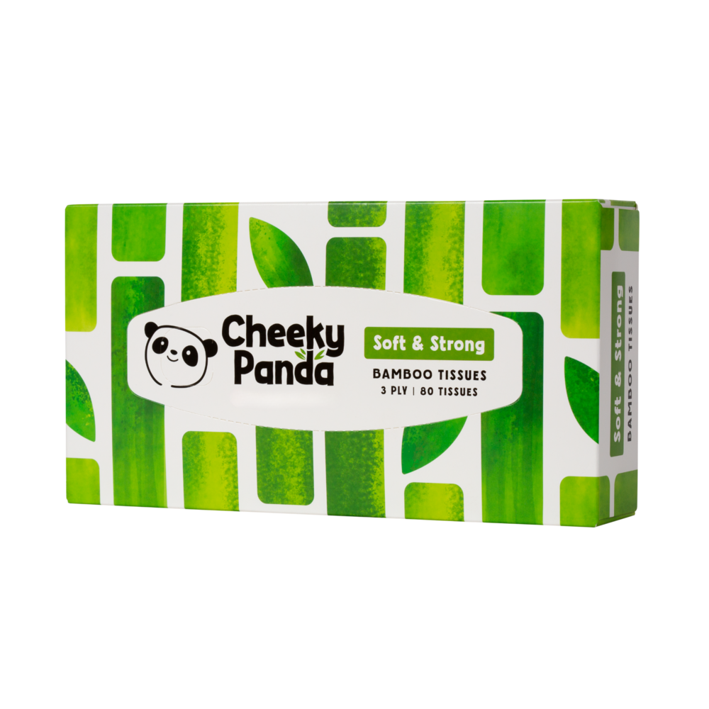 The Cheeky Panda Bamboo tissues box 3laags 80.00 Stuks