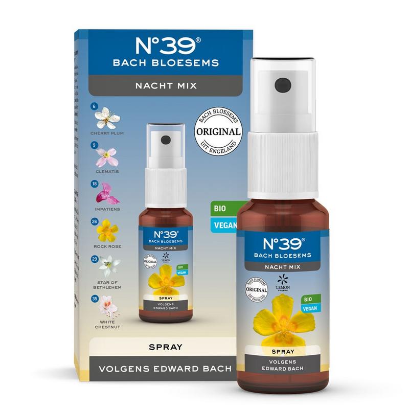 Bach Bloesem Spray nr. 39 nacht bio 20.00 Milliliter