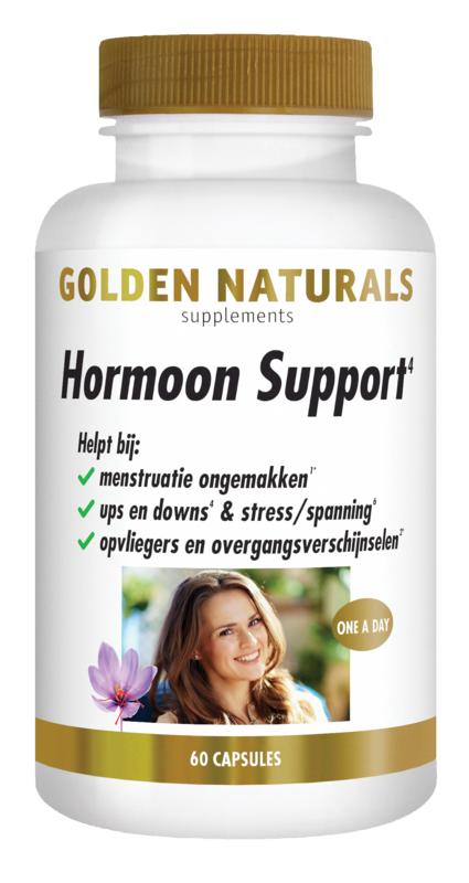 Golden Naturals Hormoon support 60.00 Vegetarische capsules