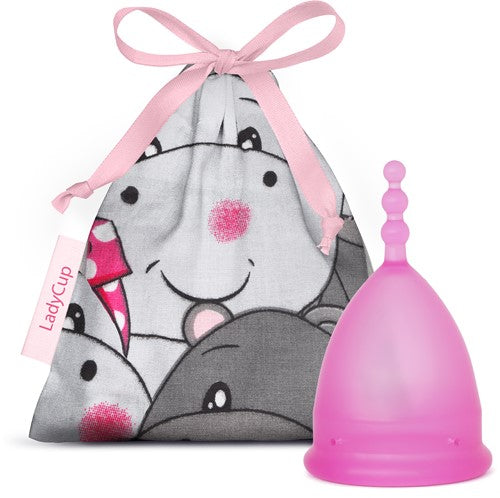 Ladycup Menstruatiecup pinky hippo maat S 1.00 Stuks