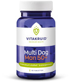 Vitakruid Multi Dag Man 50+ 100% Vegan 30.00 Tabletten