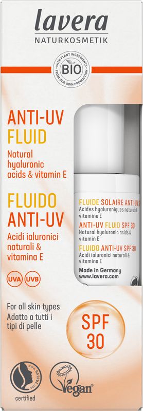 Lavera Anti-UV Fluid sun SPF 30 bio 30.00 Milliliter