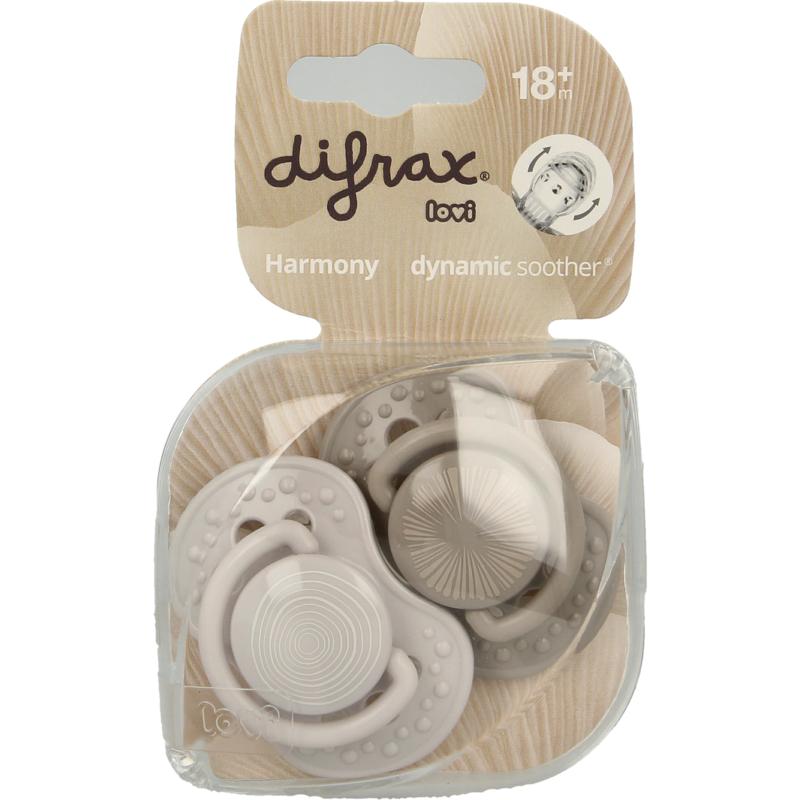 Difrax Lovi fopspeen harmony 20+ maanden assorti 1.00 Stuks