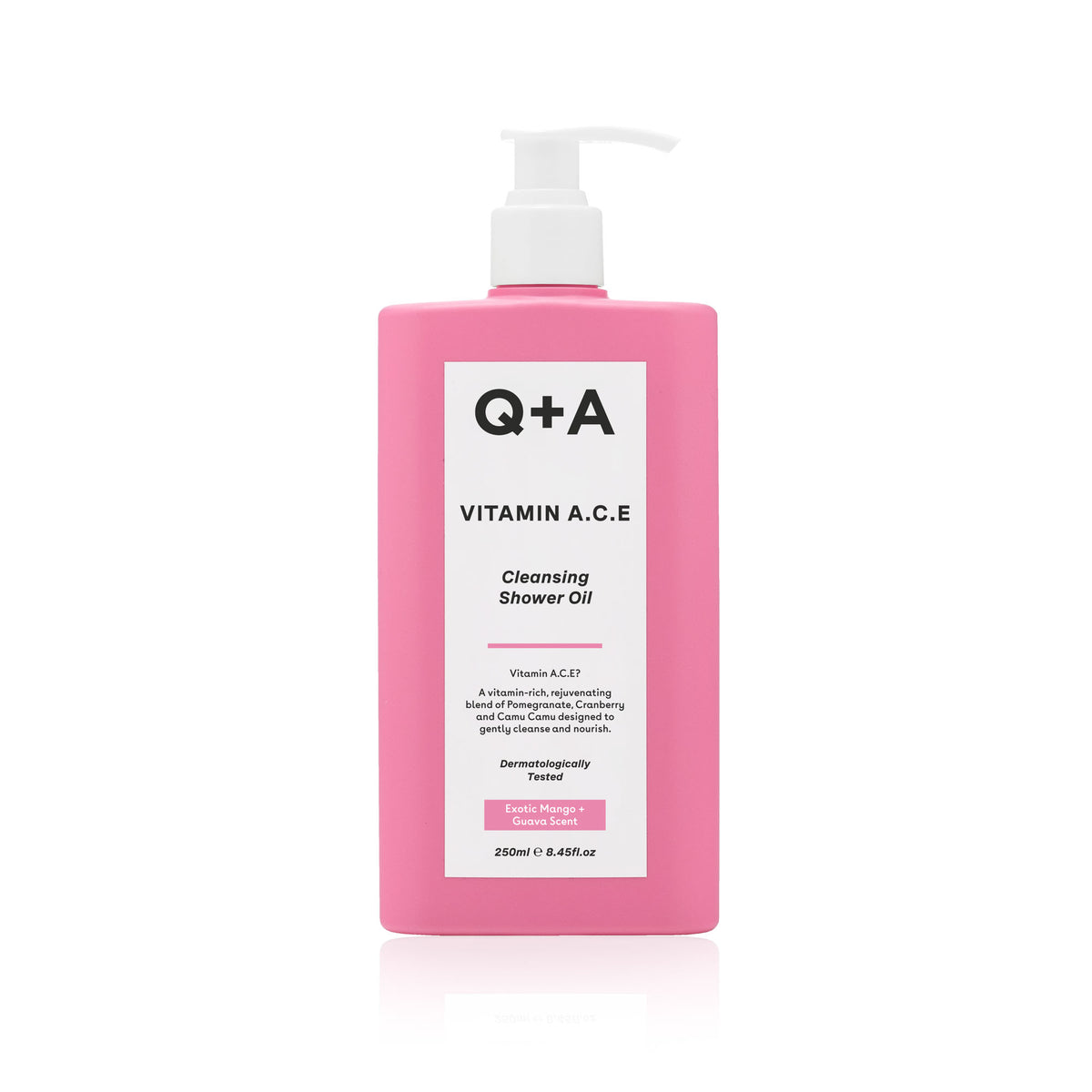 Q+A Showeroil cleansing vitamine A E C 250.00 Milliliter