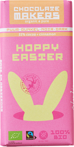 Chocolatemakers Hoppy easter puur bio 80.00 Gram