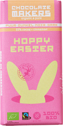 Chocolatemakers Hoppy easter puur bio 80.00 Gram