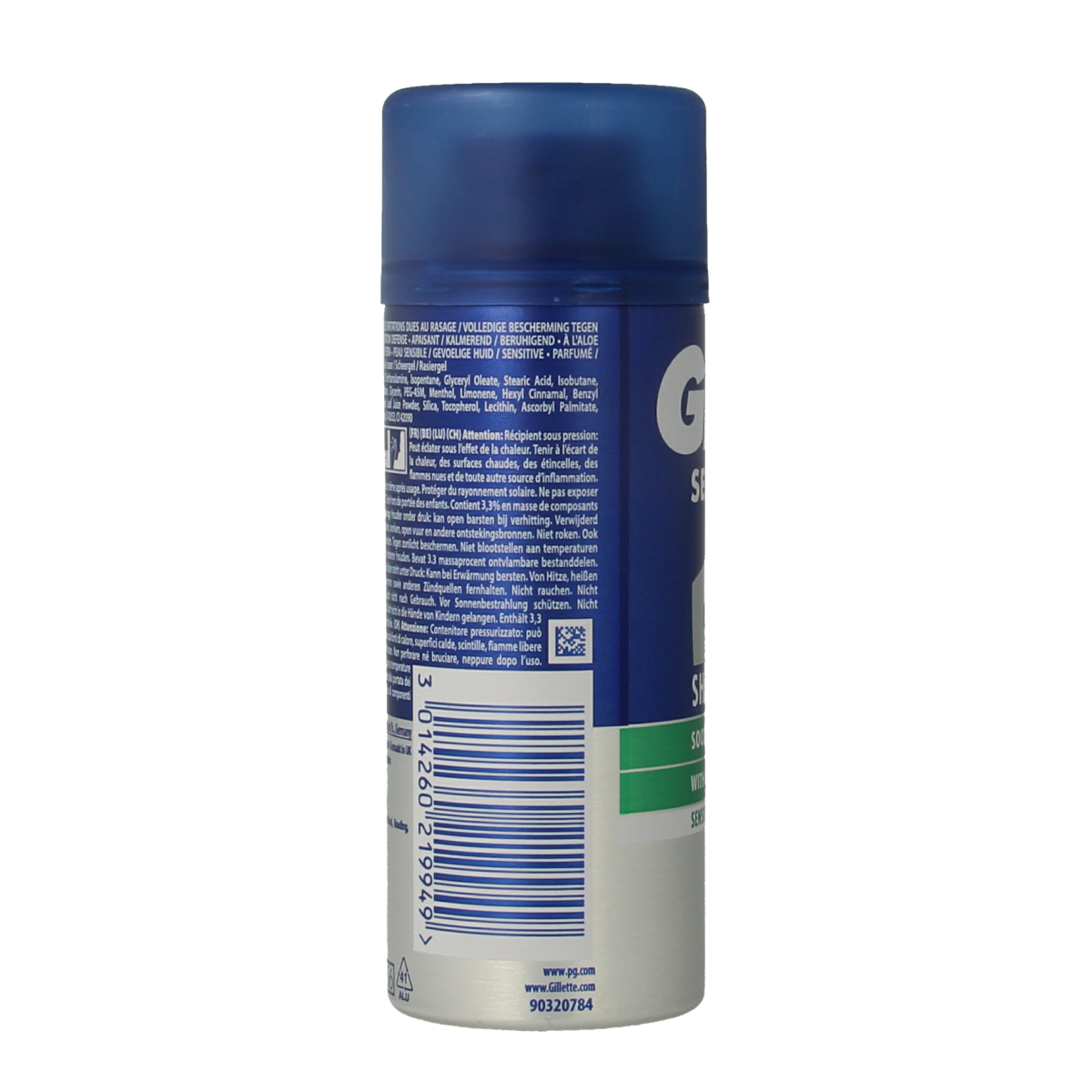 Gillette Series scheergel gevoelige huid 75.00 Milliliter