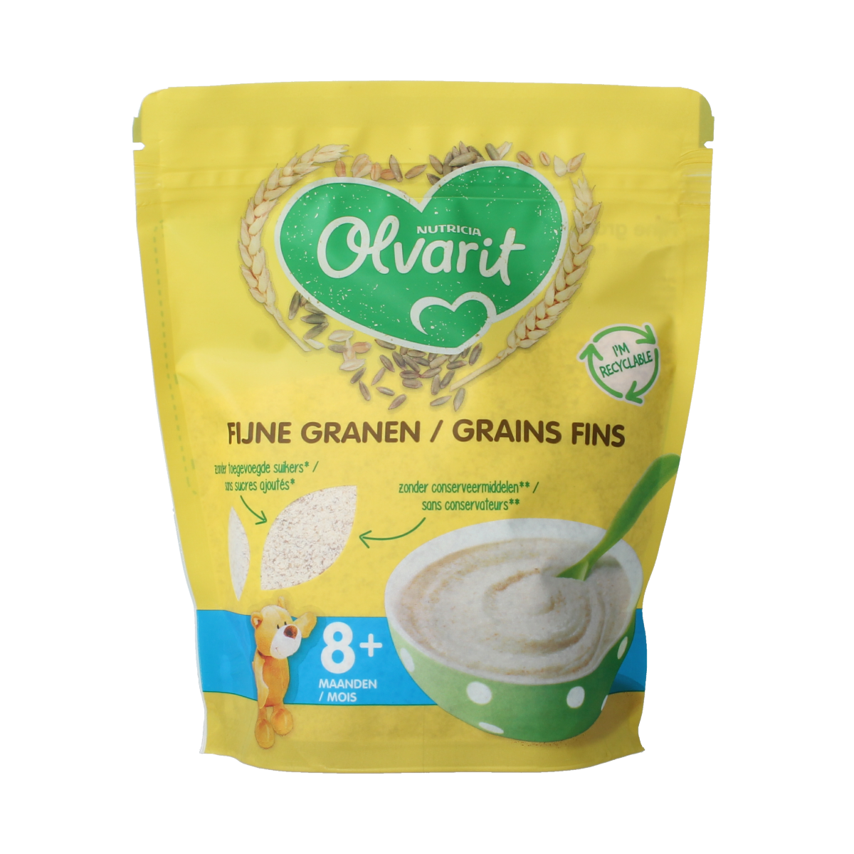 Olvarit Ontbijtpap fijne granen 8+ maanden 200.00 Gram
