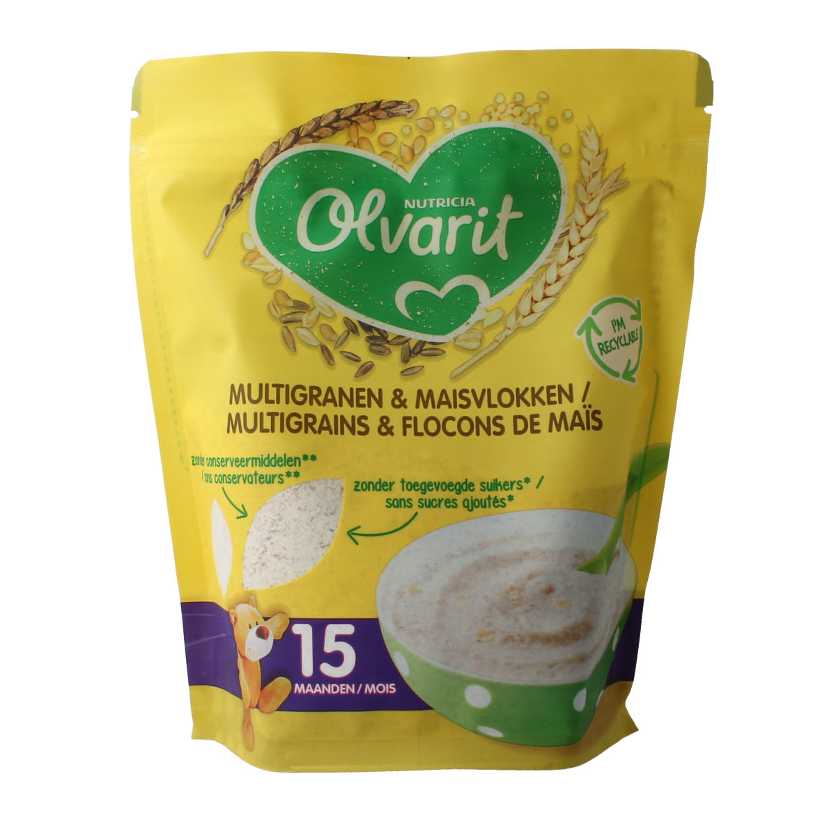 Olvarit Multigranen & maisvlokken 15M+ 200.00 Gram