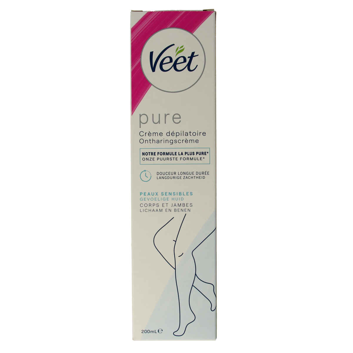 Veet Ontharingscreme gevoelige huid 200.00 Milliliter
