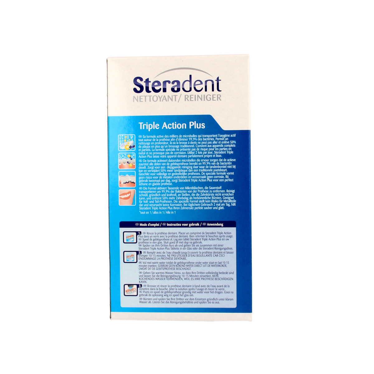 Steradent Triple action plus 90.00 Stuks