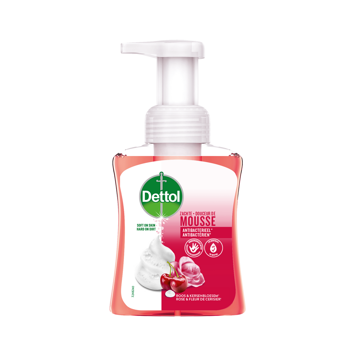 Dettol Mousse rose & cherryblossom 250.00 Milliliter