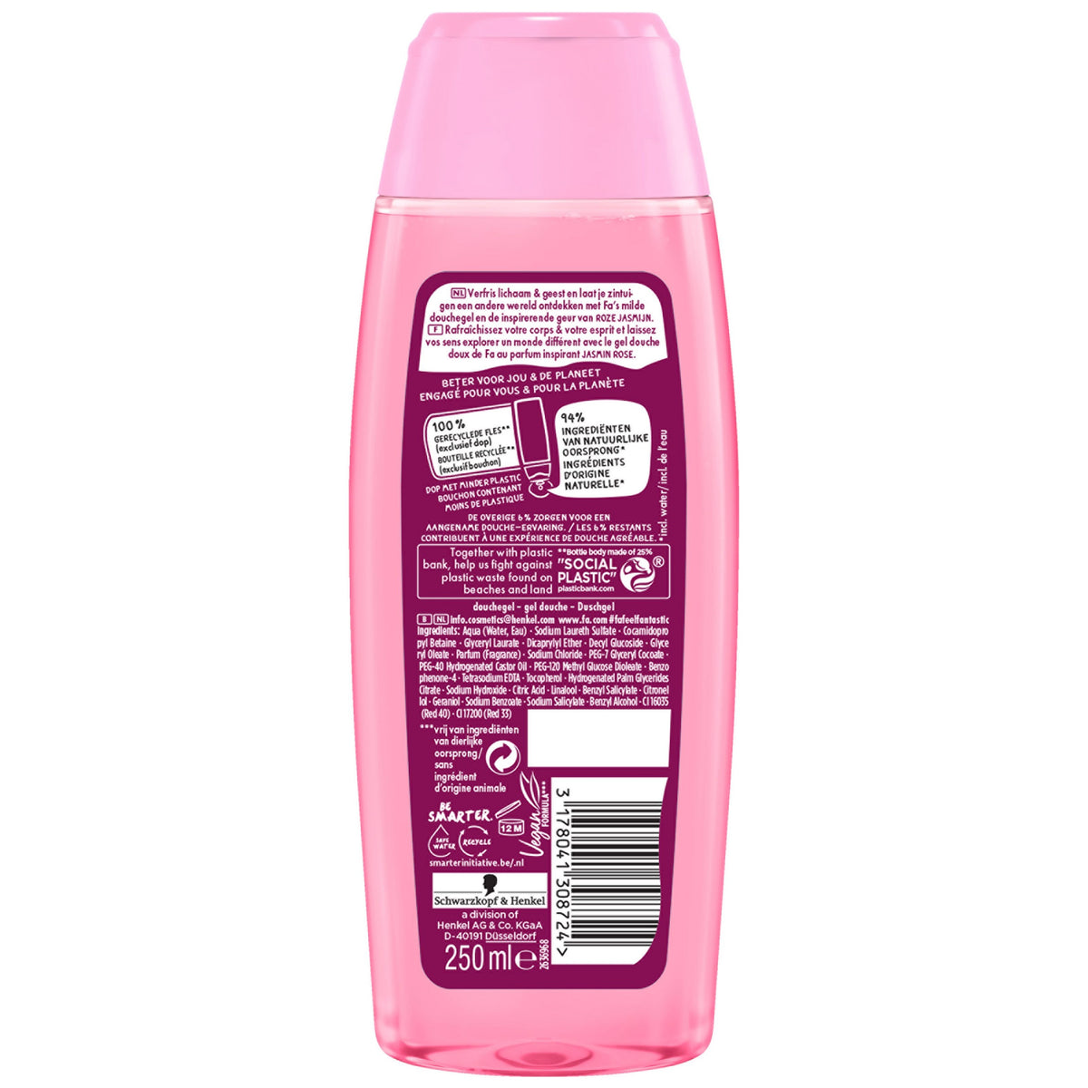 FA Douchegel magic oil pink jasmine 250.00 Milliliter