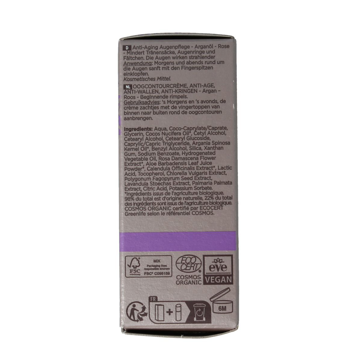 Cattier Oogcreme eclat de rose contour treatment 15.00 Milliliter