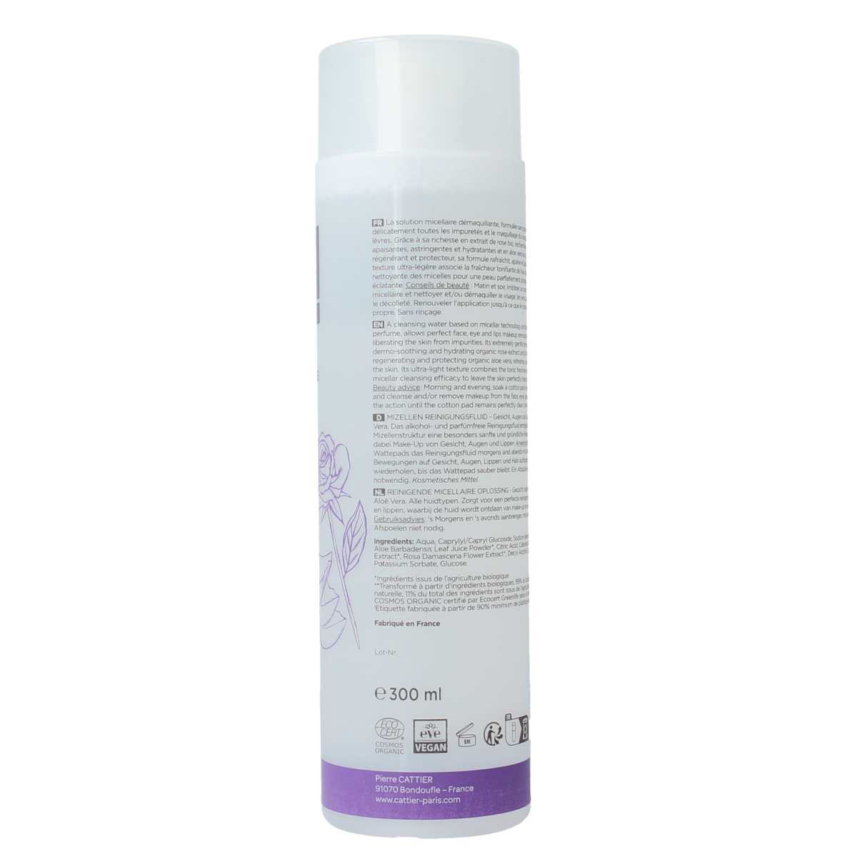 Cattier Reinigende oplossing perle d'eau 300.00 Milliliter