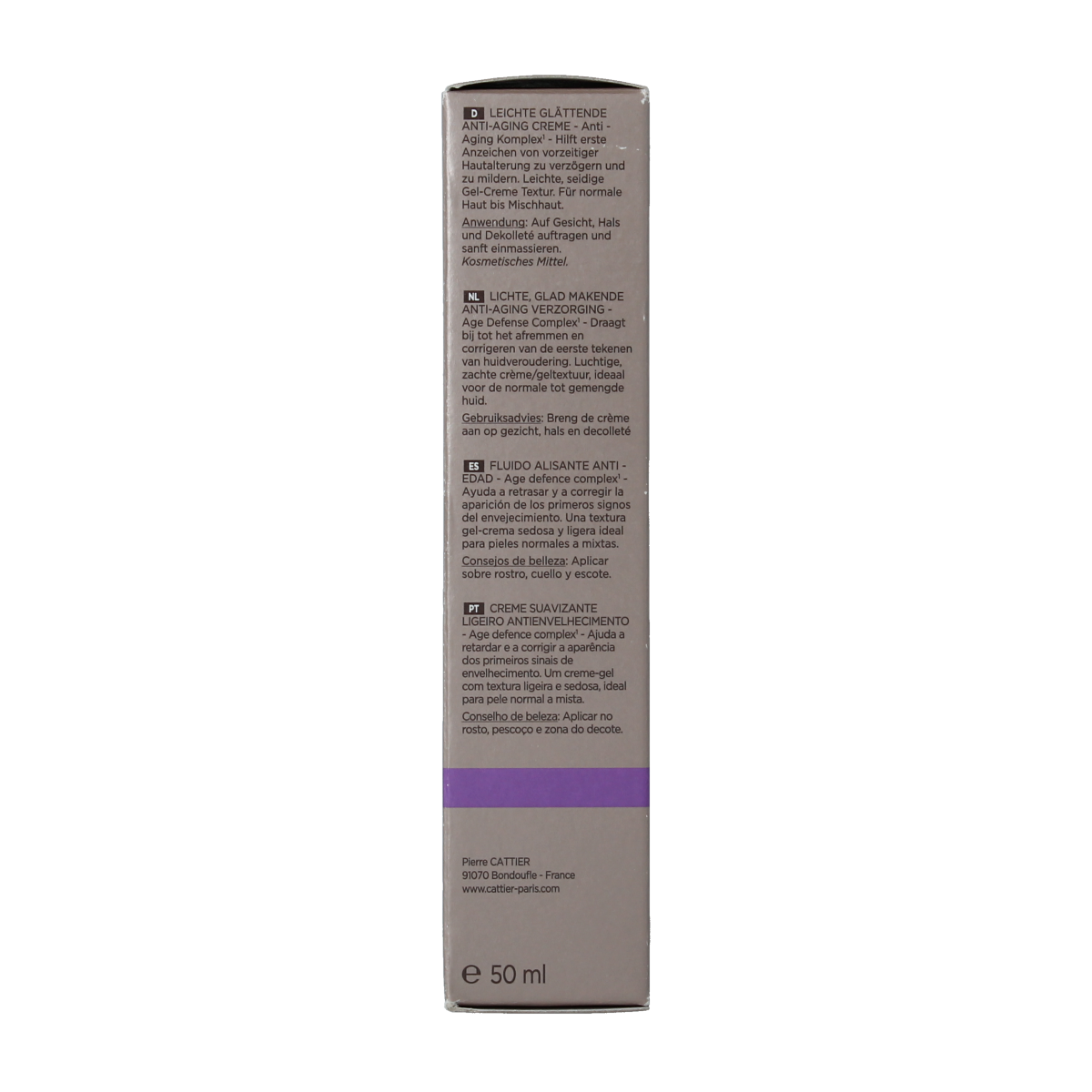 Cattier Anti rimpel verzorging normale huid 50.00 Milliliter
