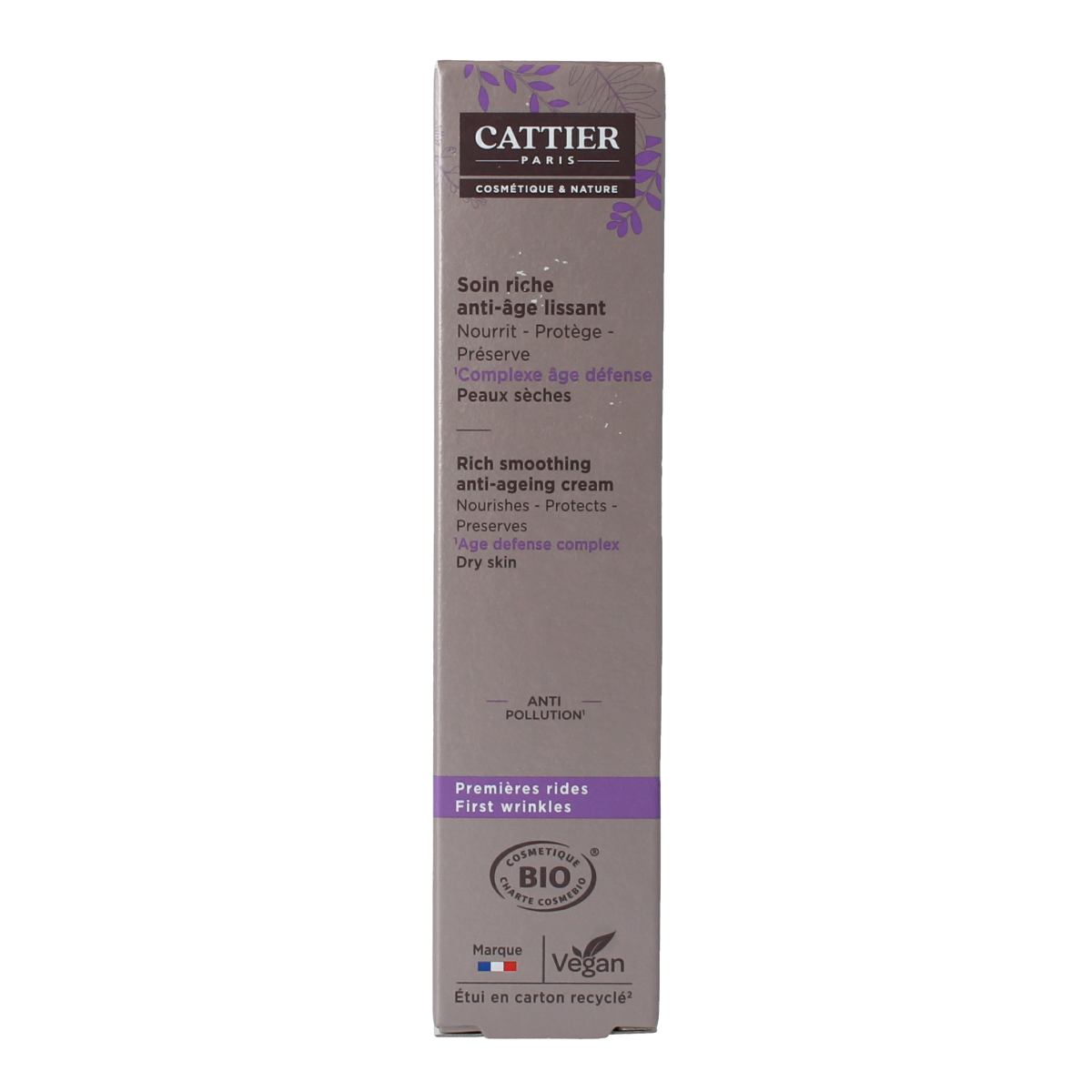 Cattier Anti rimpel verzorging droge huid 50.00 Milliliter