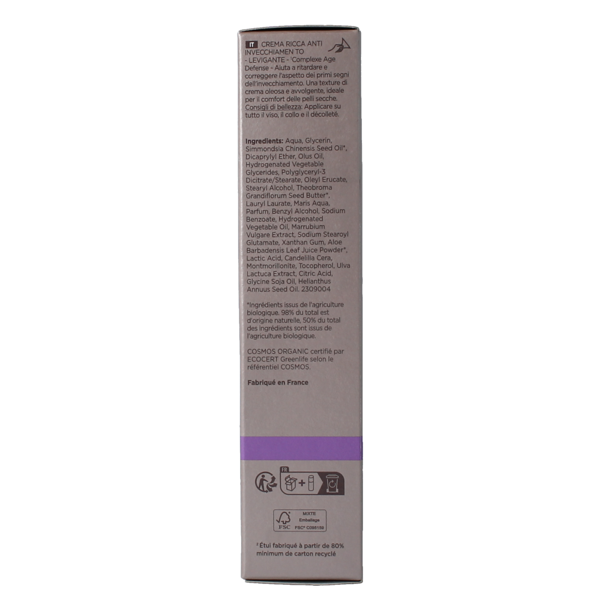 Cattier Anti rimpel verzorging droge huid 50.00 Milliliter