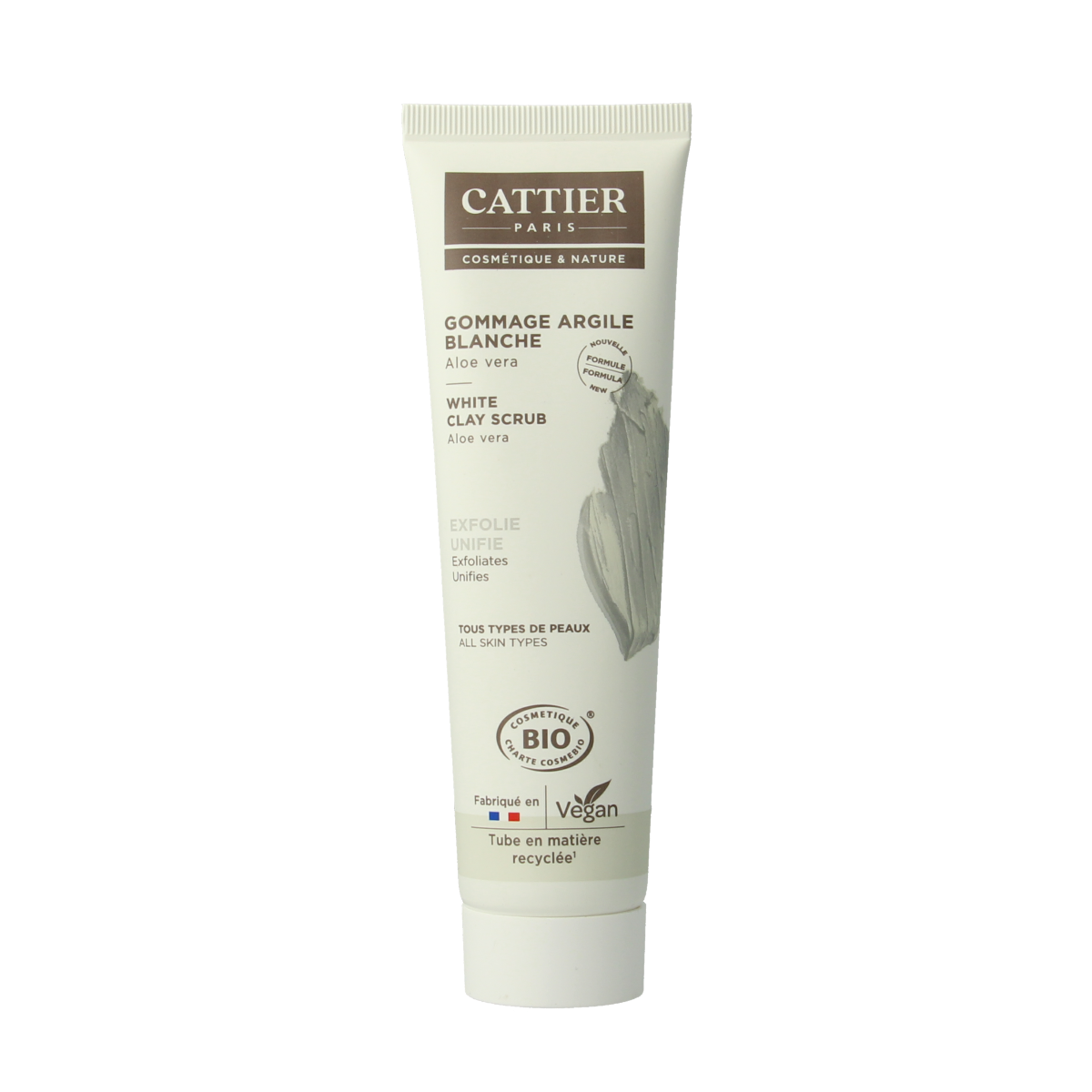 Cattier Witte klei peeling 100.00 Milliliter