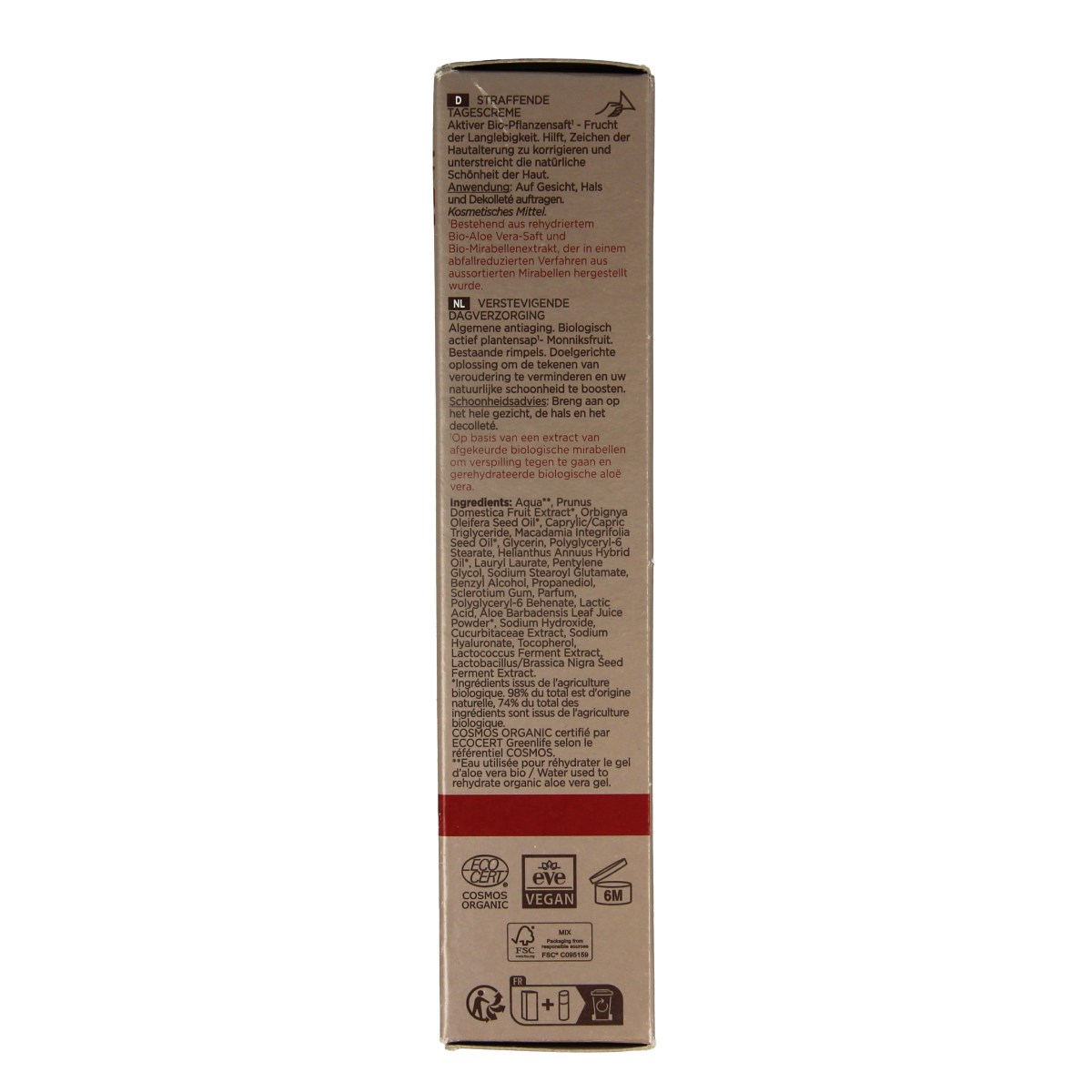 Cattier Dagcreme verstevigend 50.00 Milliliter
