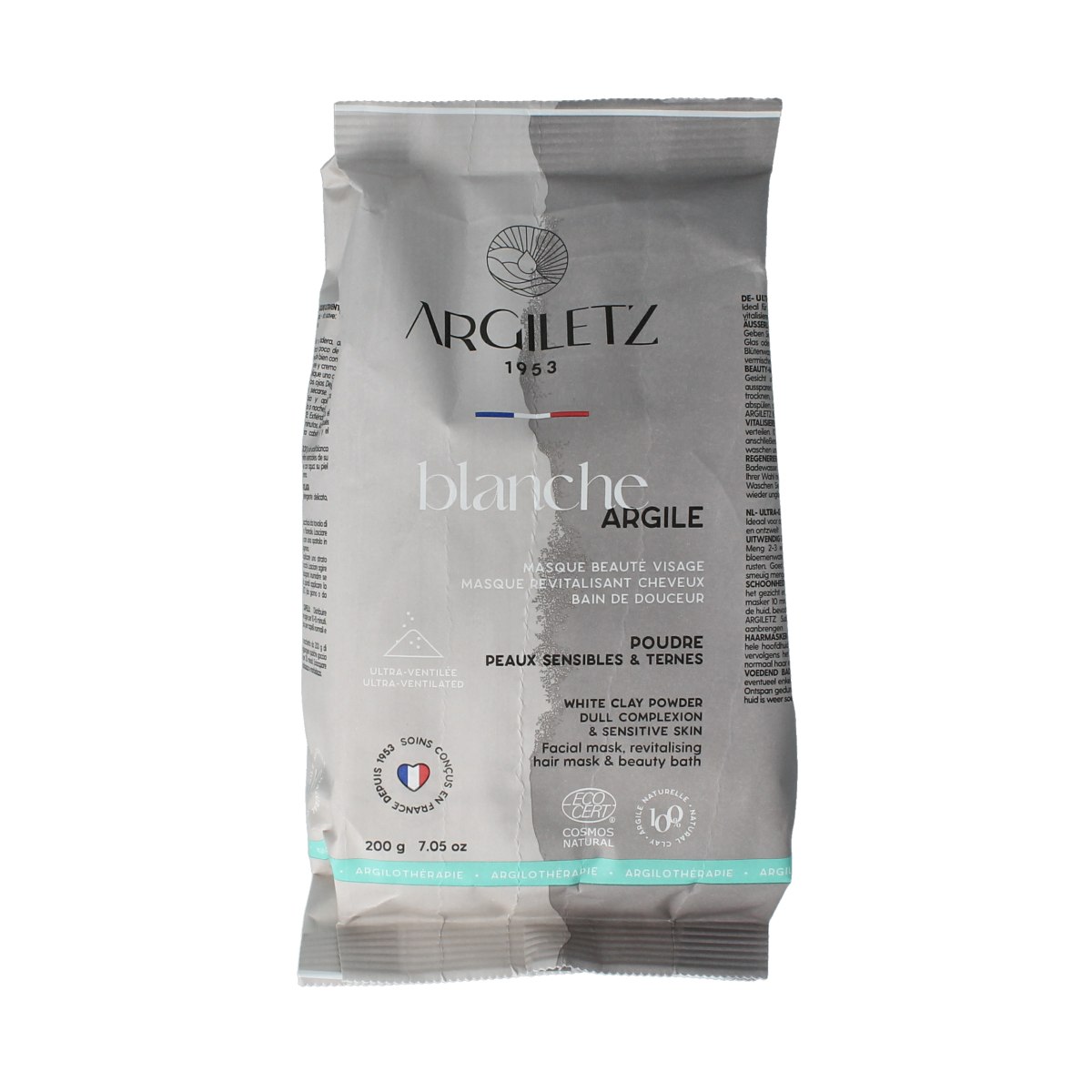 Argiletz Klei superfijn wit 200.00 Gram