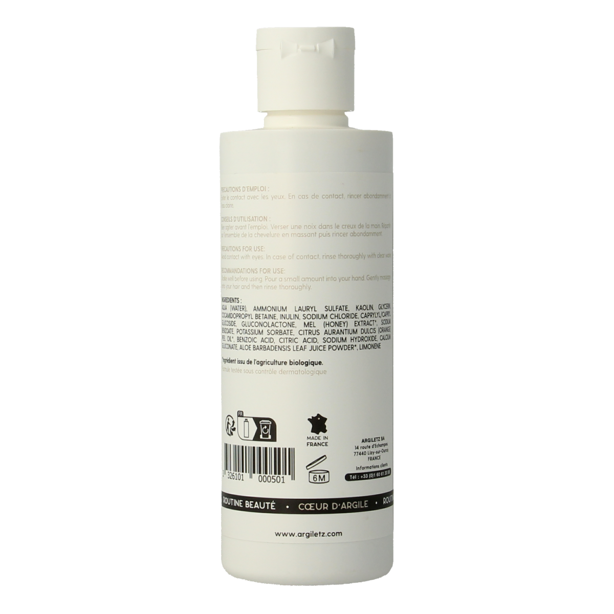 Argiletz Kleishampoo normaal haar bio 200.00 Milliliter