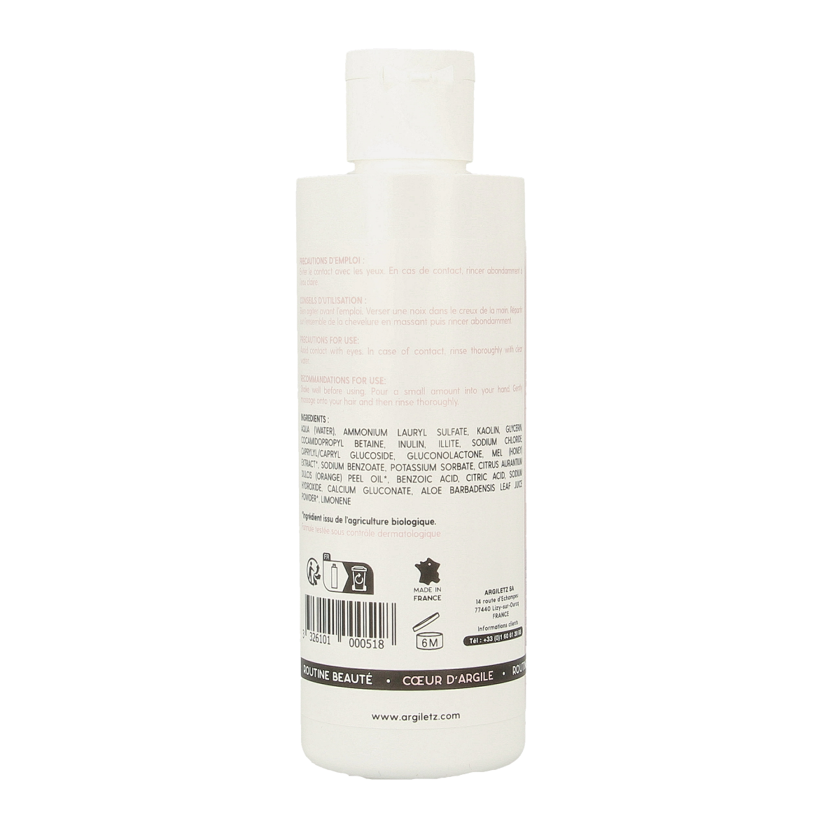Argiletz Kleishampoo droog haar bio 200.00 Milliliter