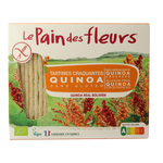 Pain Des Fleurs Krokante crackers quinoa glutenvrij bio 150.00 Gram