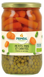 Primeal Doperwten wortelen bio 660.00 Gram