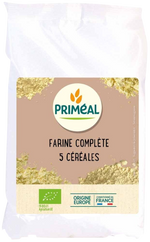 Primeal Volkoren 5-granenmeel bio 1.00 Kilogram