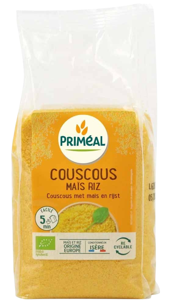 Primeal Couscous mais rijst bio 500.00 Gram