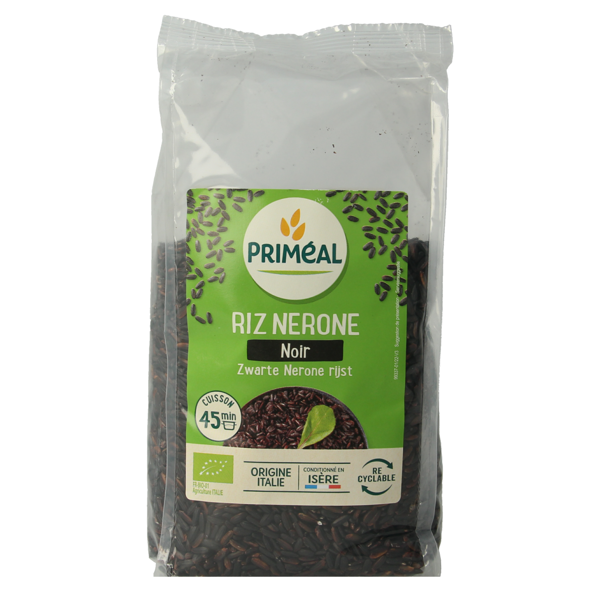 Primeal Zwarte Nerone rijst bio 500.00 Gram