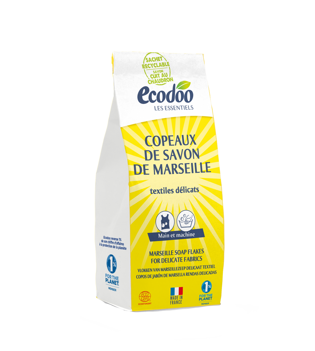 Ecodoo Marseillezeep vlokken bio 1 Kilogram